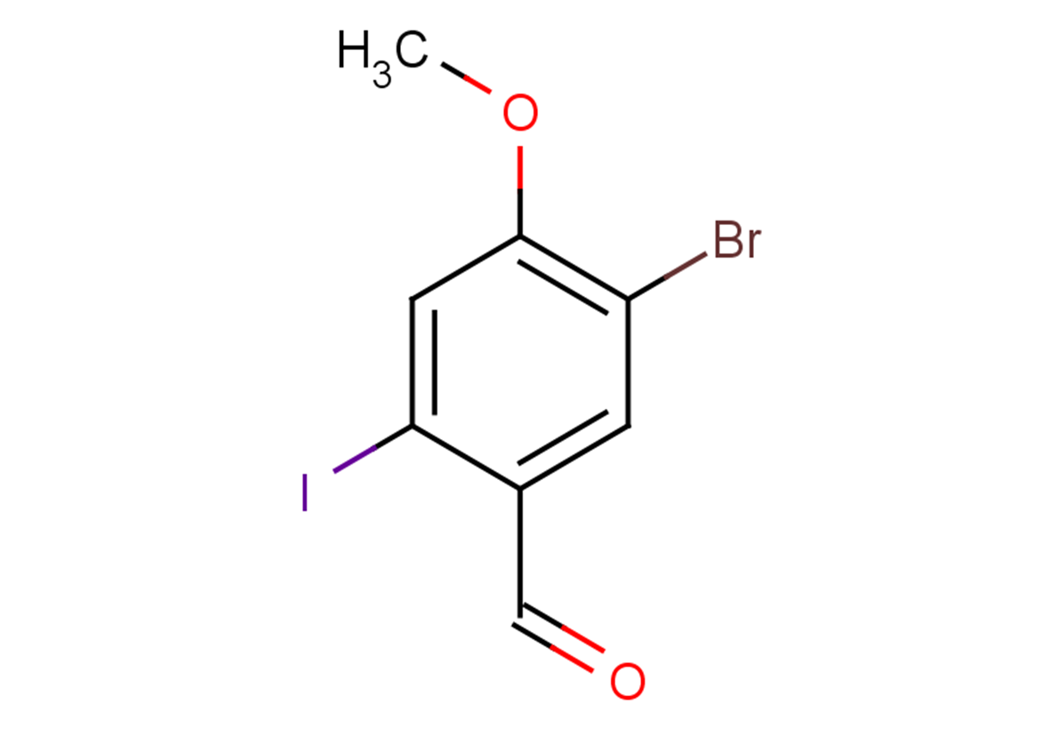 5-bromo-2-iodo-4-methoxybenzaldehyde