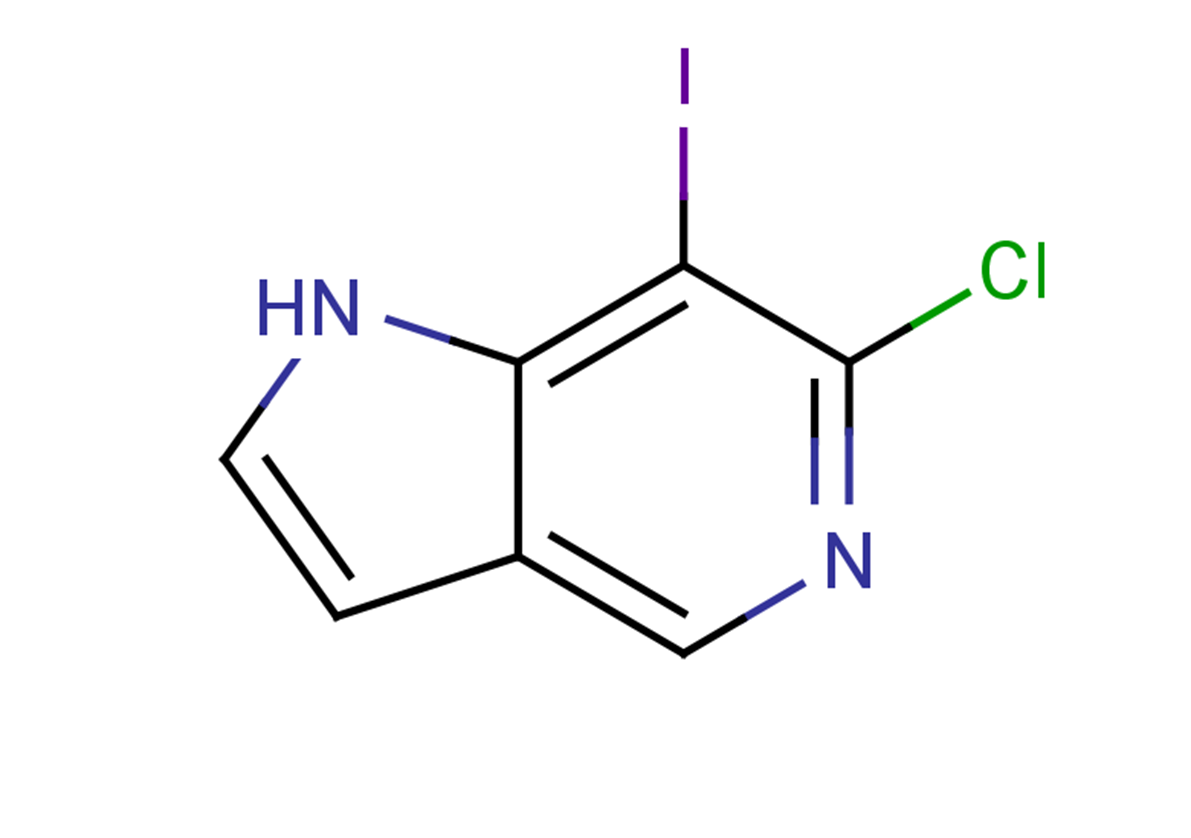6-chloro-7-iodo-1H-pyrrolo[3,2-c]pyridine