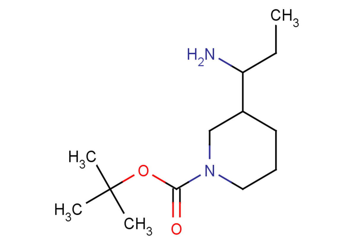 tert-butyl 3-(1-aminopropyl)piperidine-1-carboxylate
