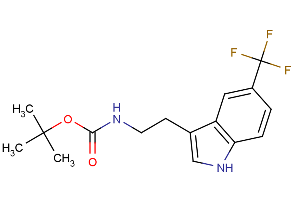 tert-butyl N-{2-[5-(trifluoromethyl)-1H-indol-3-yl]ethyl}carbamate