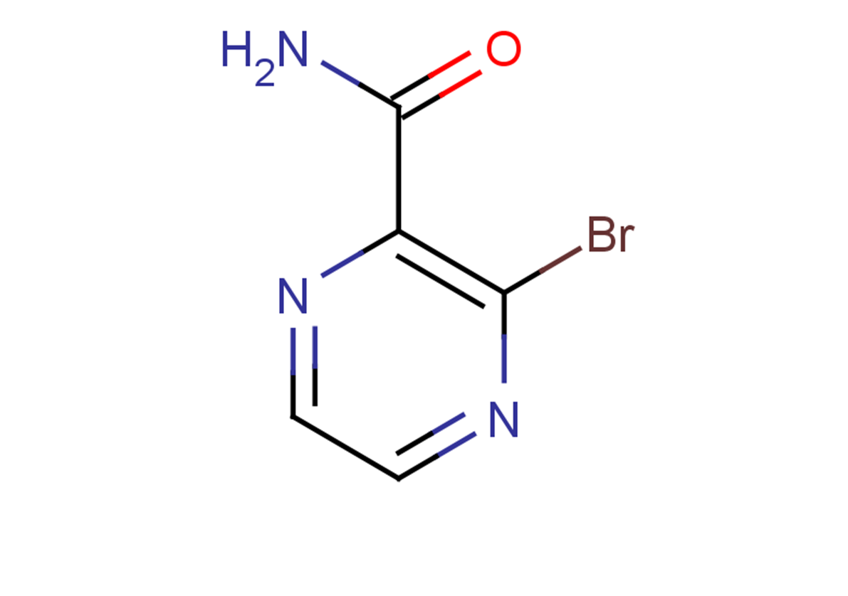 3-bromopyrazine-2-carboxamide