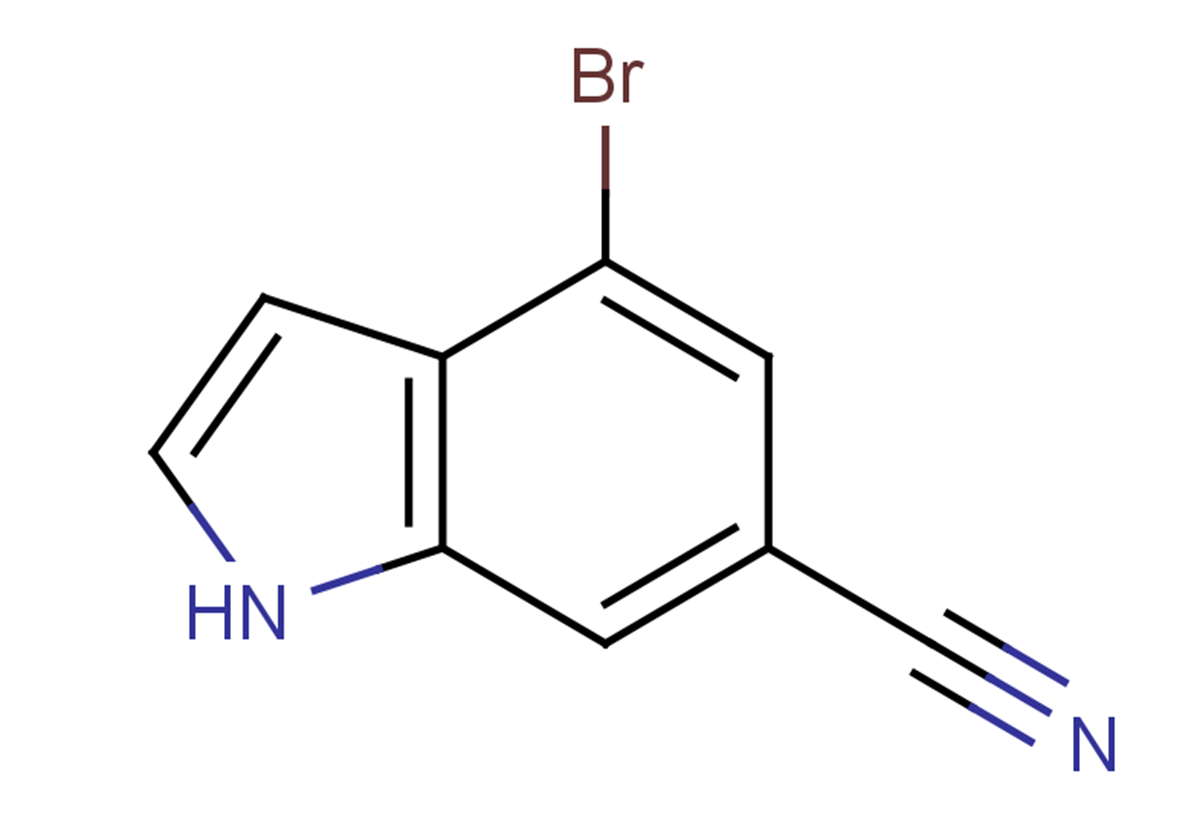 4-bromo-1H-indole-6-carbonitrile