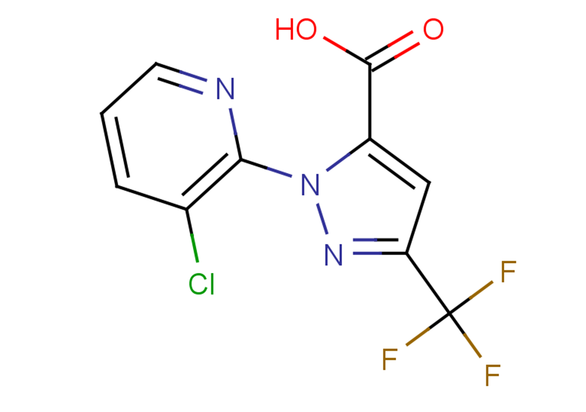 1-(3-chloropyridin-2-yl)-3-(trifluoromethyl)-1H-pyrazole-5-carboxylic acid