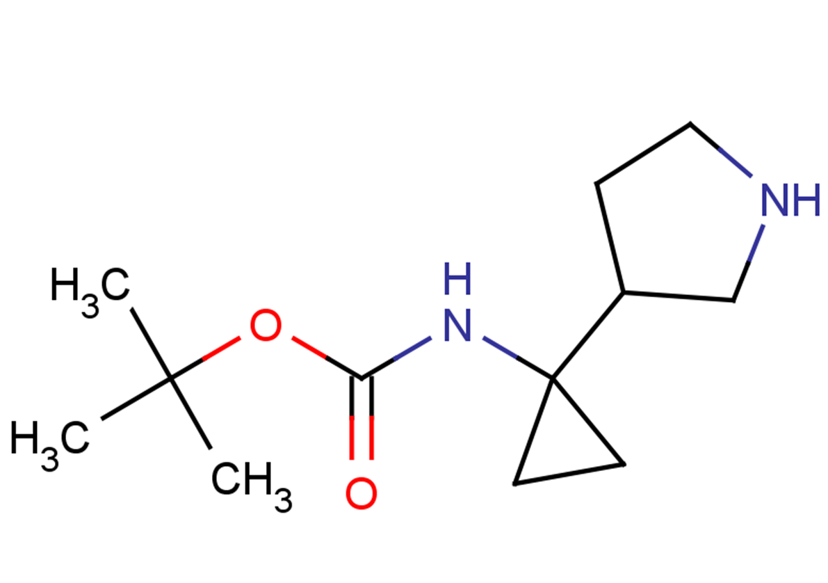 tert-butyl N-[1-(pyrrolidin-3-yl)cyclopropyl]carbamate