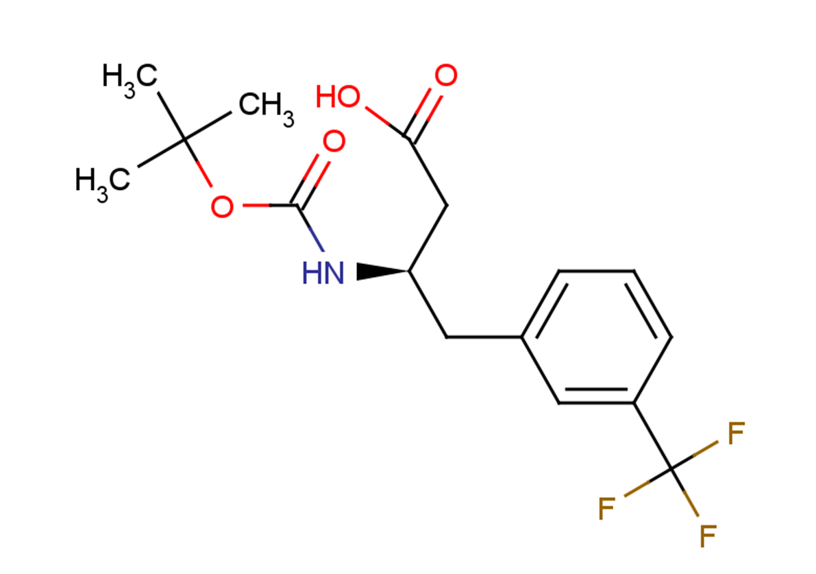 (3R)-3-{[(tert-butoxy)carbonyl]amino}-4-[3-(trifluoromethyl)phenyl]butanoic acid