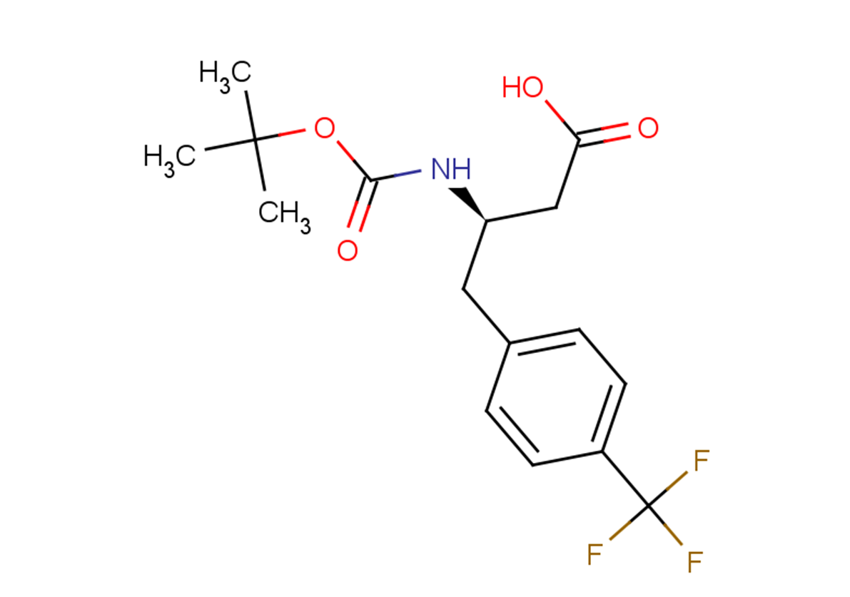 (3R)-3-{[(tert-butoxy)carbonyl]amino}-4-[4-(trifluoromethyl)phenyl]butanoic acid