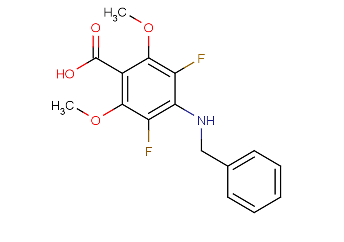 4-(benzylamino)-3,5-difluoro-2,6-dimethoxybenzoic acid
