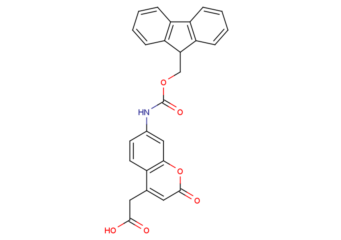 2-(7-{[(9H-fluoren-9-ylmethoxy)carbonyl]amino}-2-oxo-2H-chromen-4-yl)acetic acid