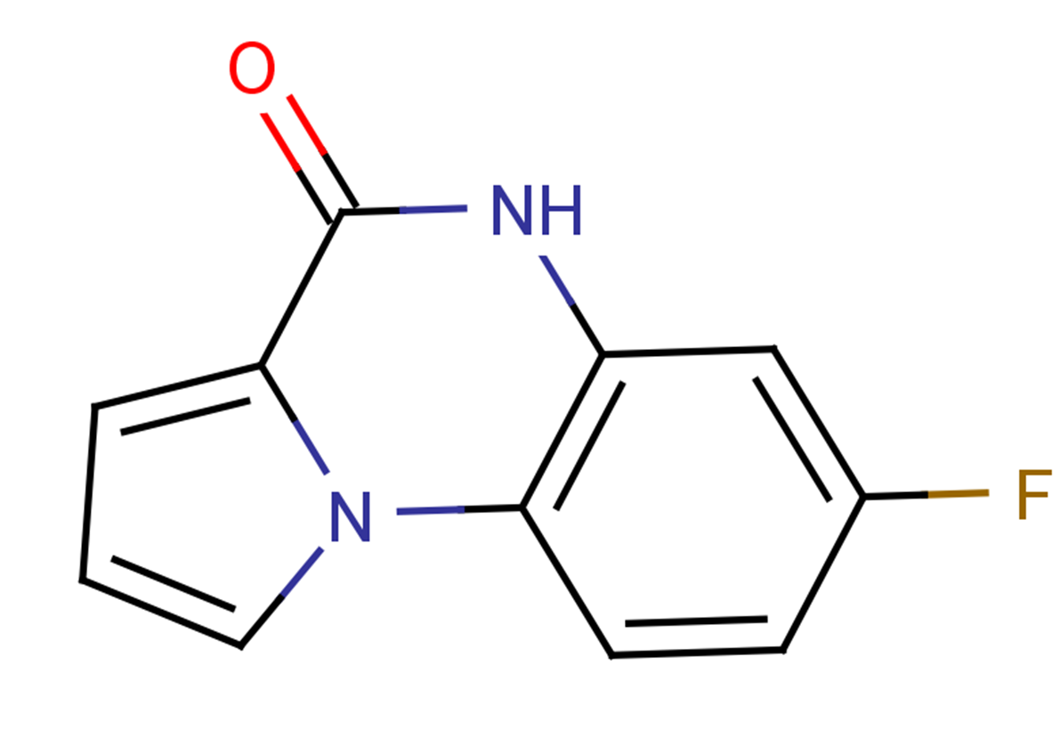 3-fluoro-5H,6H-pyrrolo[1,2-a]quinoxalin-6-one