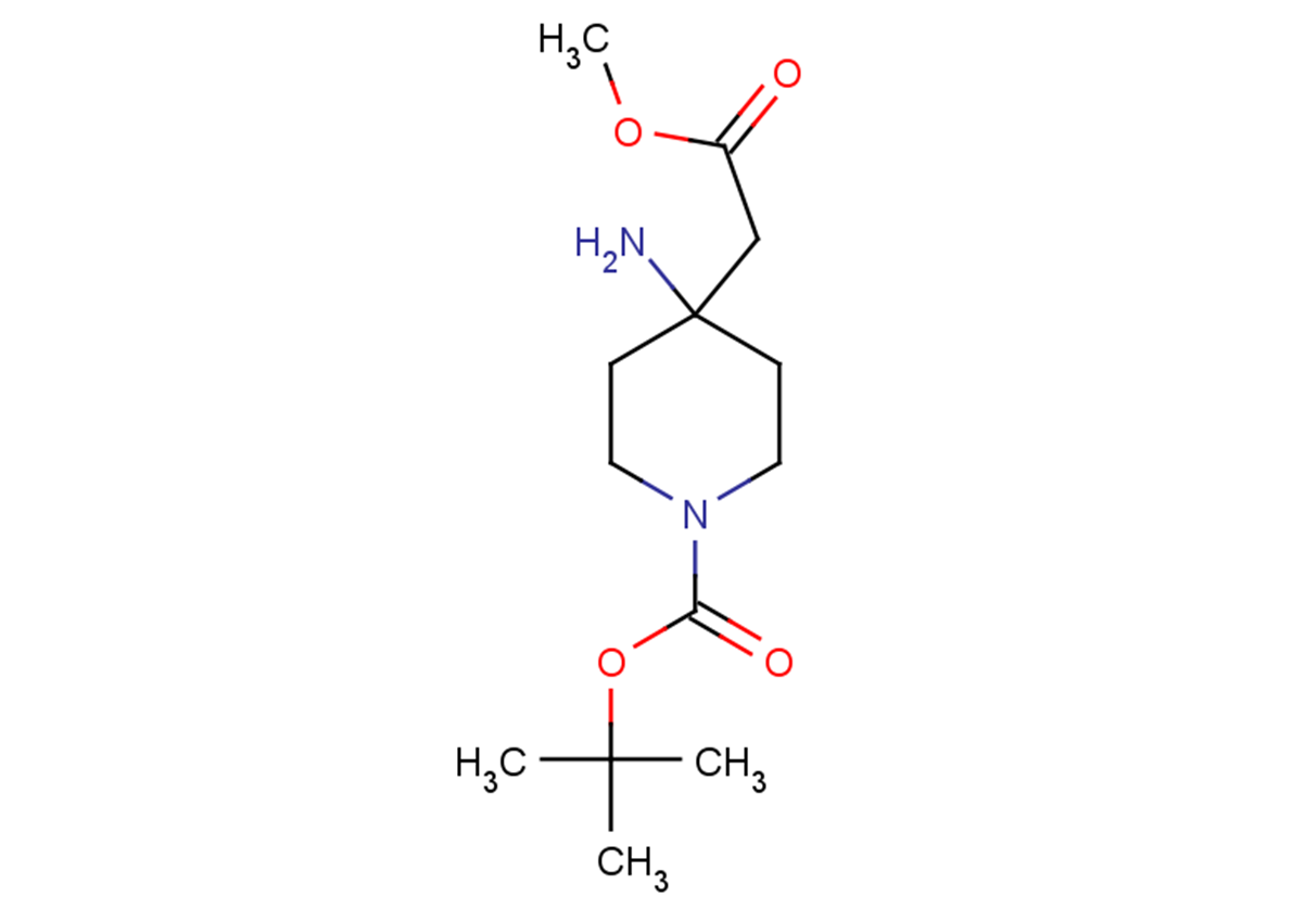 tert-butyl 4-amino-4-(2-methoxy-2-oxoethyl)piperidine-1-carboxylate