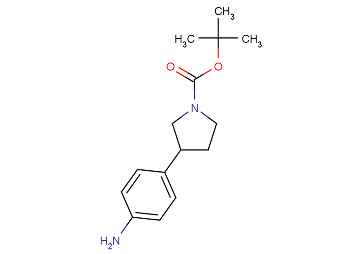 tert-butyl 3-(4-aminophenyl)pyrrolidine-1-carboxylate