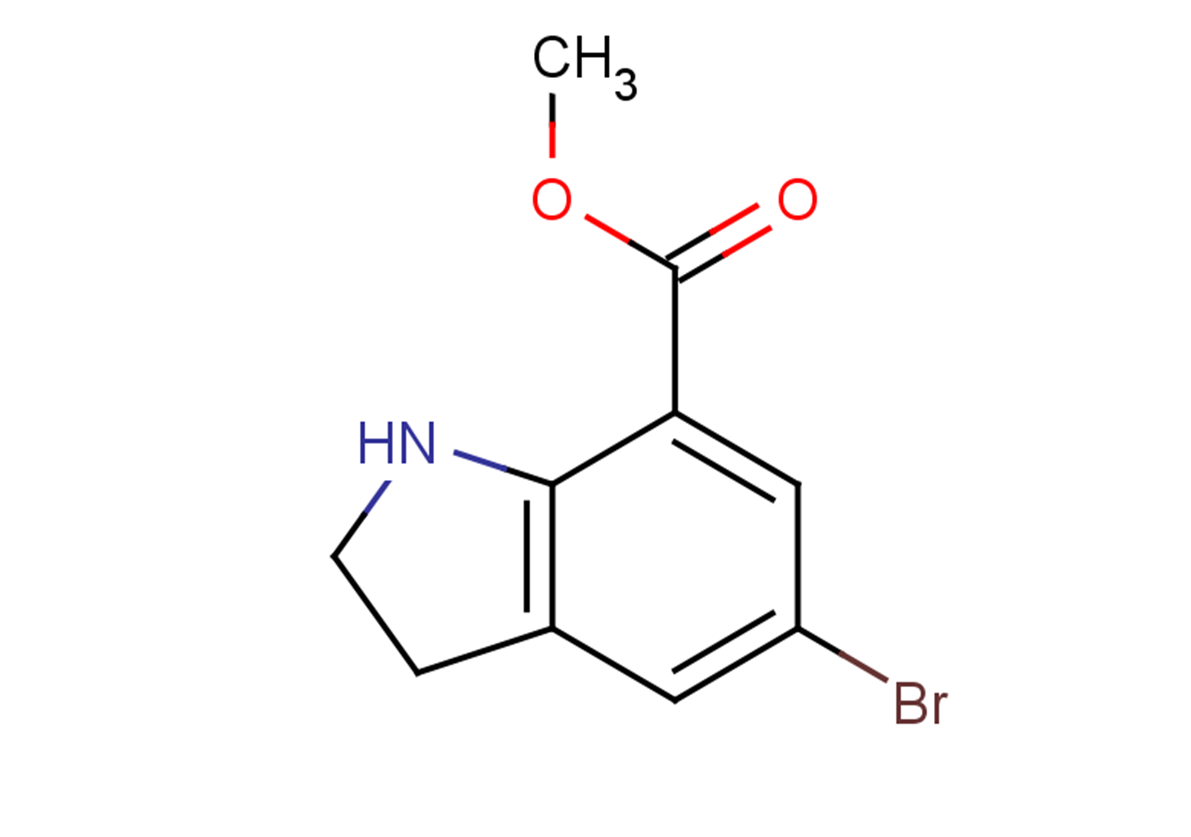 methyl 5-bromo-2,3-dihydro-1H-indole-7-carboxylate