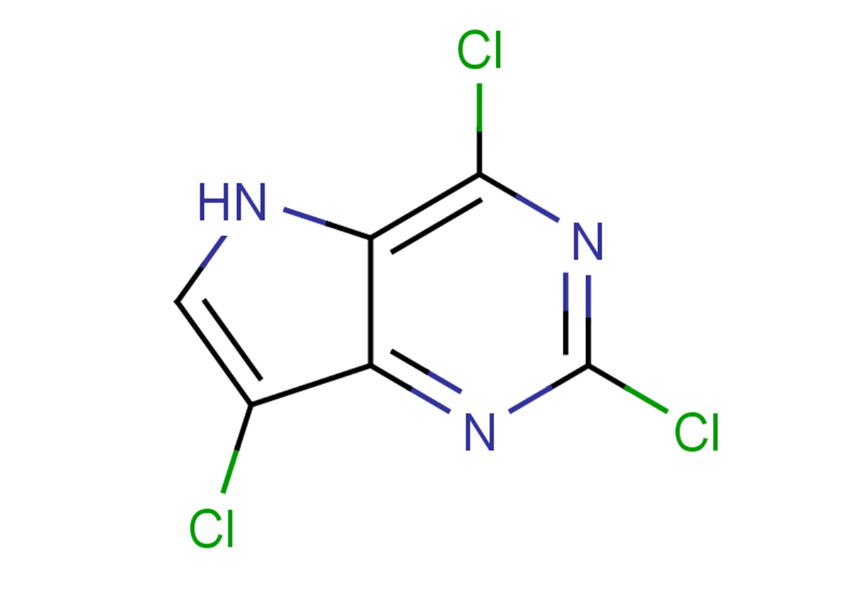 2,4,7-trichloro-5H-pyrrolo[3,2-d]pyrimidine