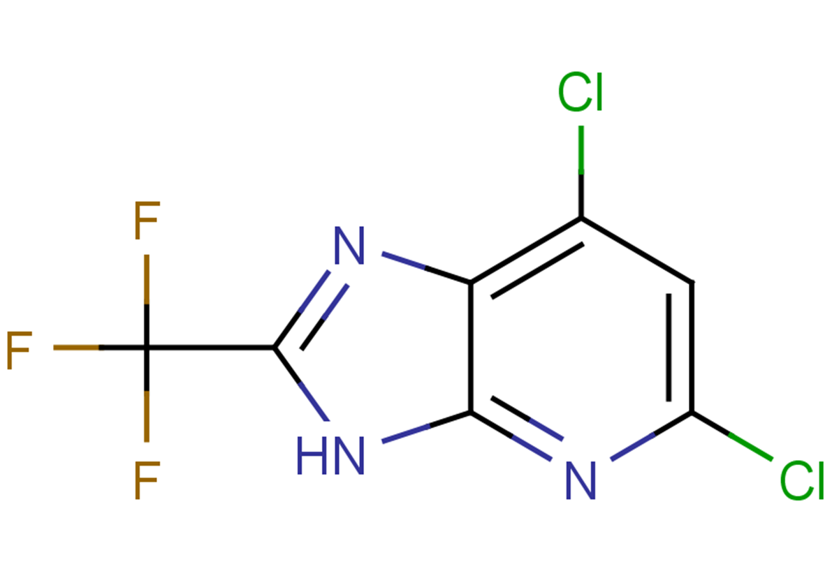 5,7-dichloro-2-(trifluoromethyl)-3H-imidazo[4,5-b]pyridine