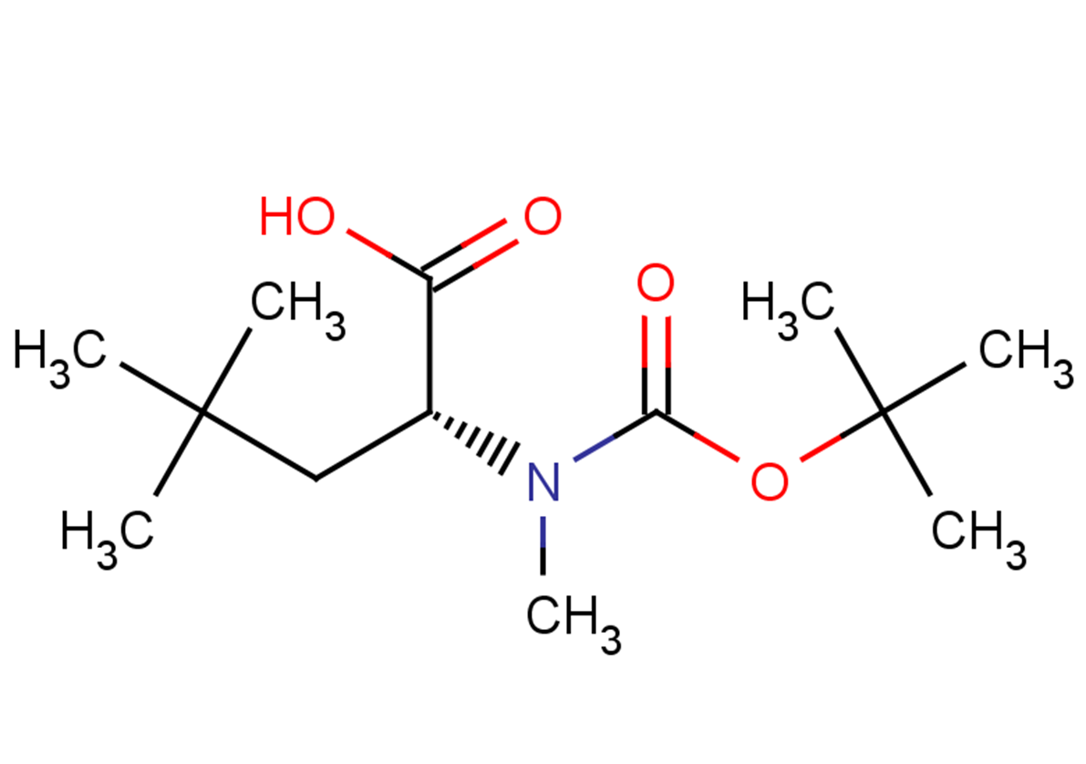 (2R)-2-{[(tert-butoxy)carbonyl](methyl)amino}-4,4-dimethylpentanoic acid