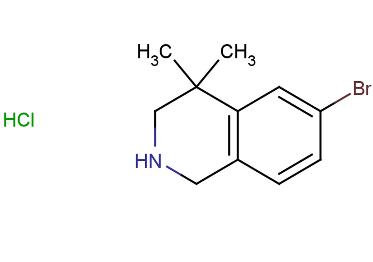 6-bromo-4,4-dimethyl-1,2,3,4-tetrahydroisoquinoline hydrochloride