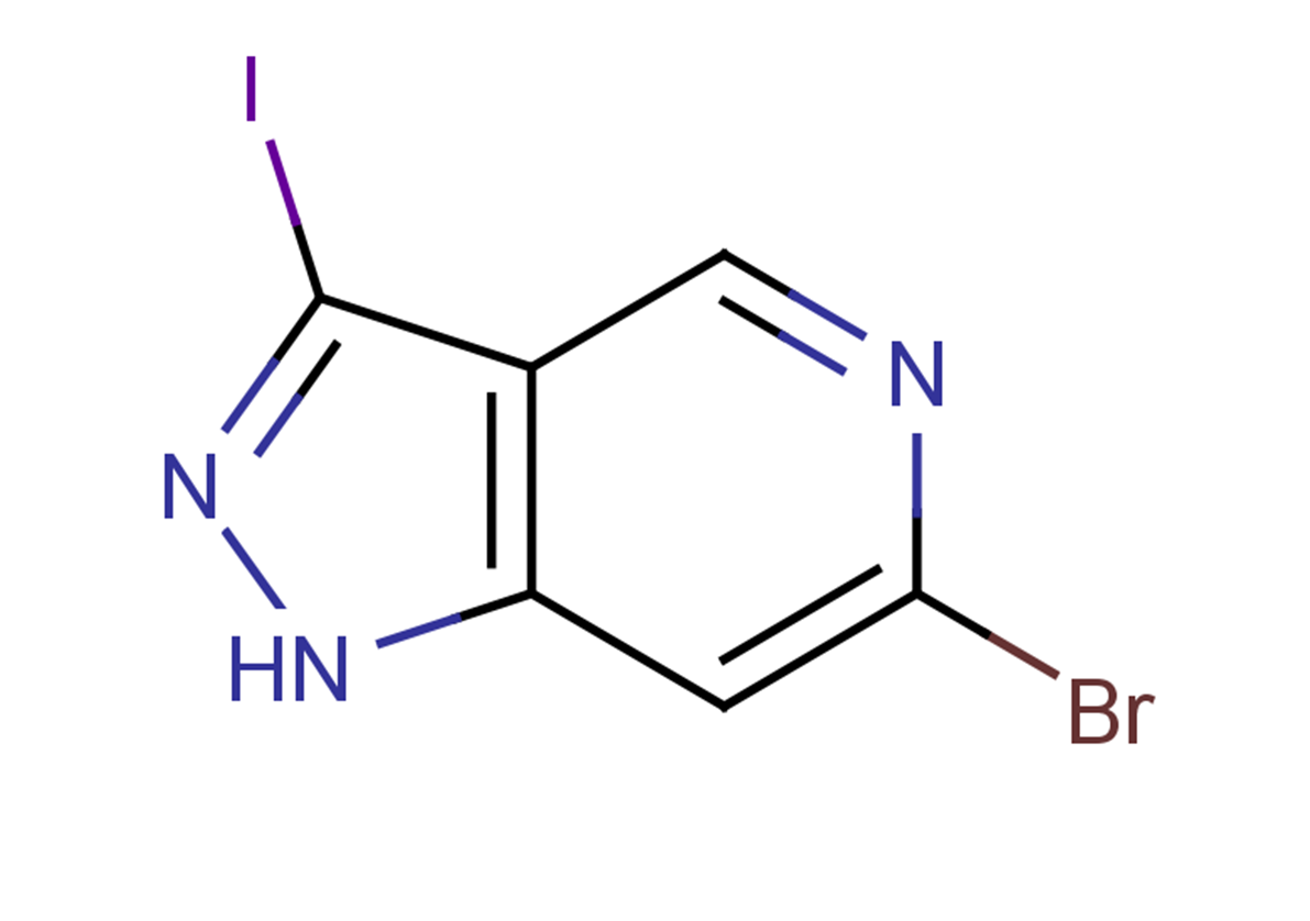 6-bromo-3-iodo-1H-pyrazolo[4,3-c]pyridine