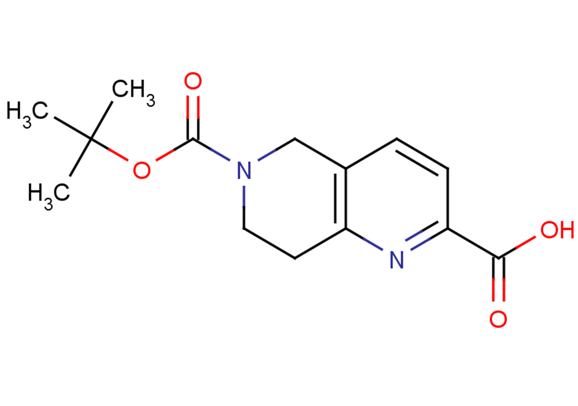 6-[(tert-butoxy)carbonyl]-5,6,7,8-tetrahydro-1,6-naphthyridine-2-carboxylic acid