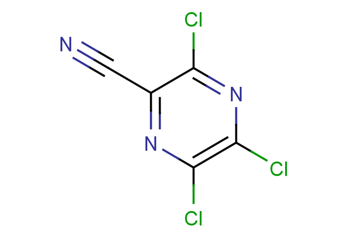 3,5,6-trichloropyrazine-2-carbonitrile