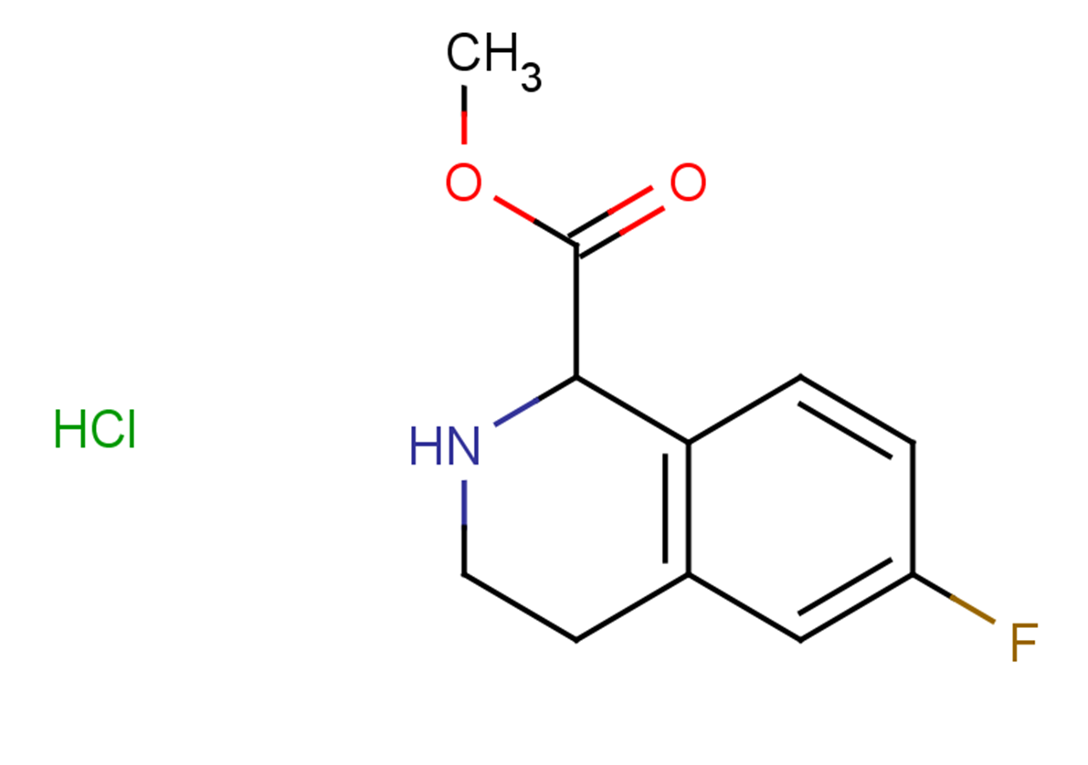 methyl 6-fluoro-1,2,3,4-tetrahydroisoquinoline-1-carboxylate hydrochloride