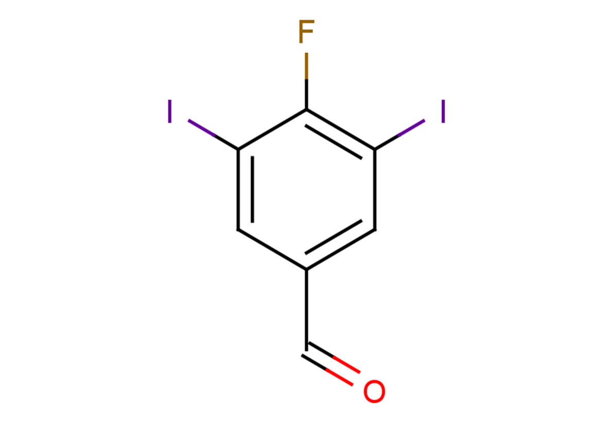4-fluoro-3,5-diiodobenzaldehyde