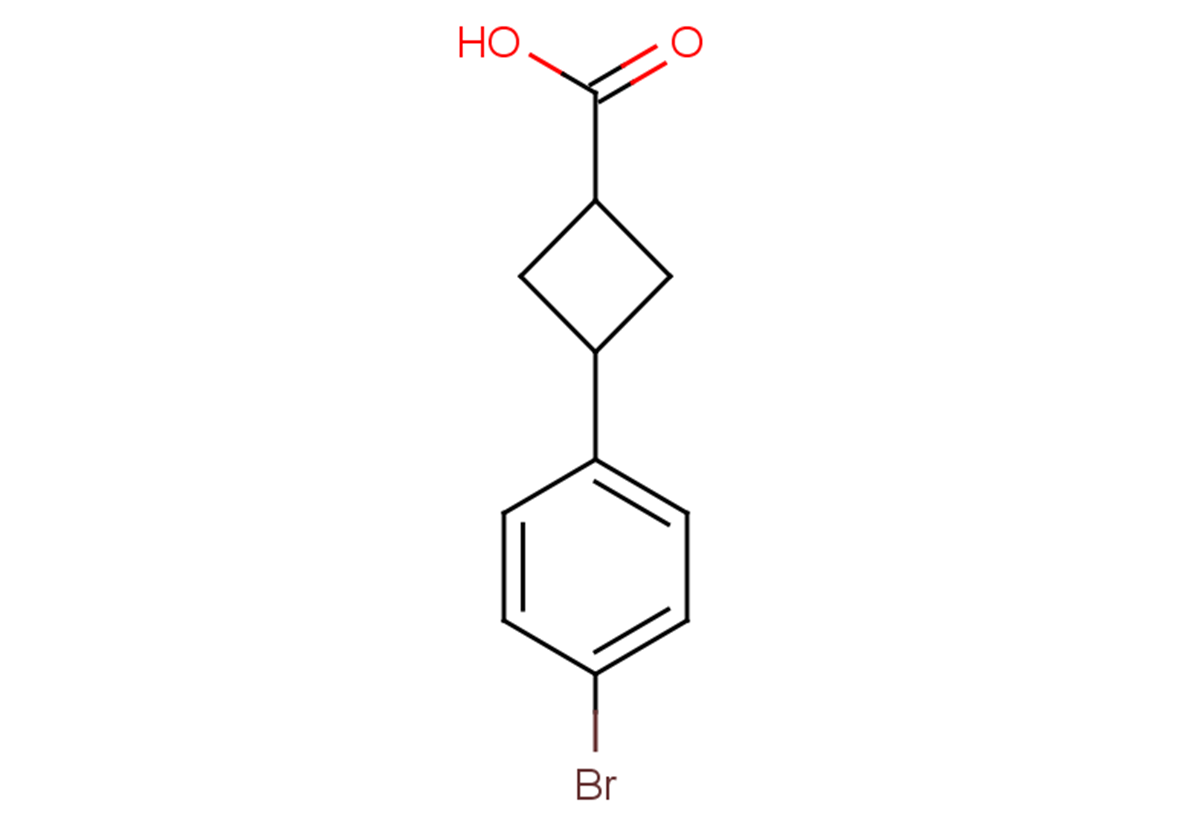 3-(4-bromophenyl)cyclobutane-1-carboxylic acid