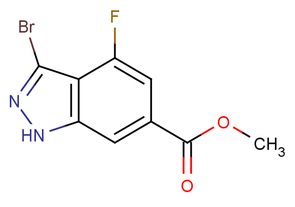 methyl 3-bromo-4-fluoro-1H-indazole-6-carboxylate