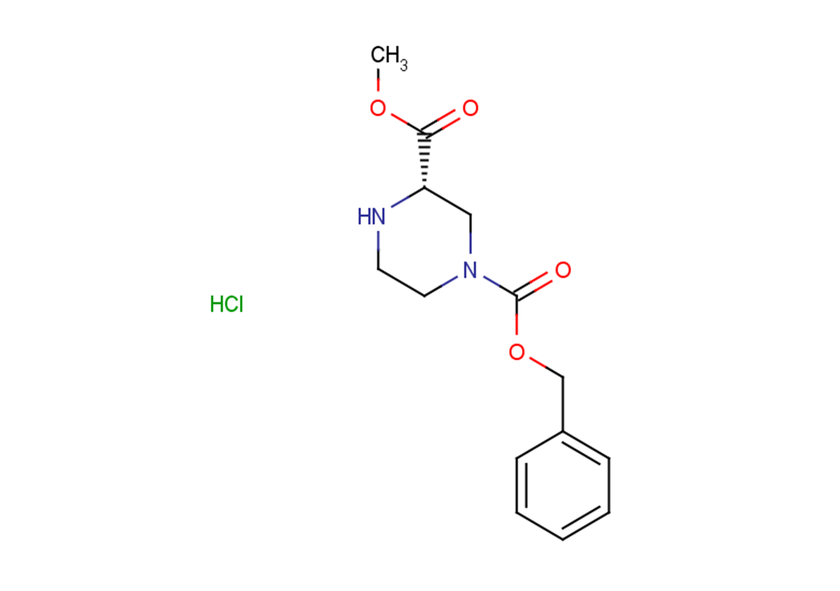 1-benzyl 3-methyl (3S)-piperazine-1,3-dicarboxylate hydrochloride
