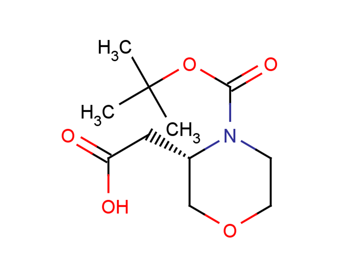 2-[(3S)-4-[(tert-butoxy)carbonyl]morpholin-3-yl]acetic acid
