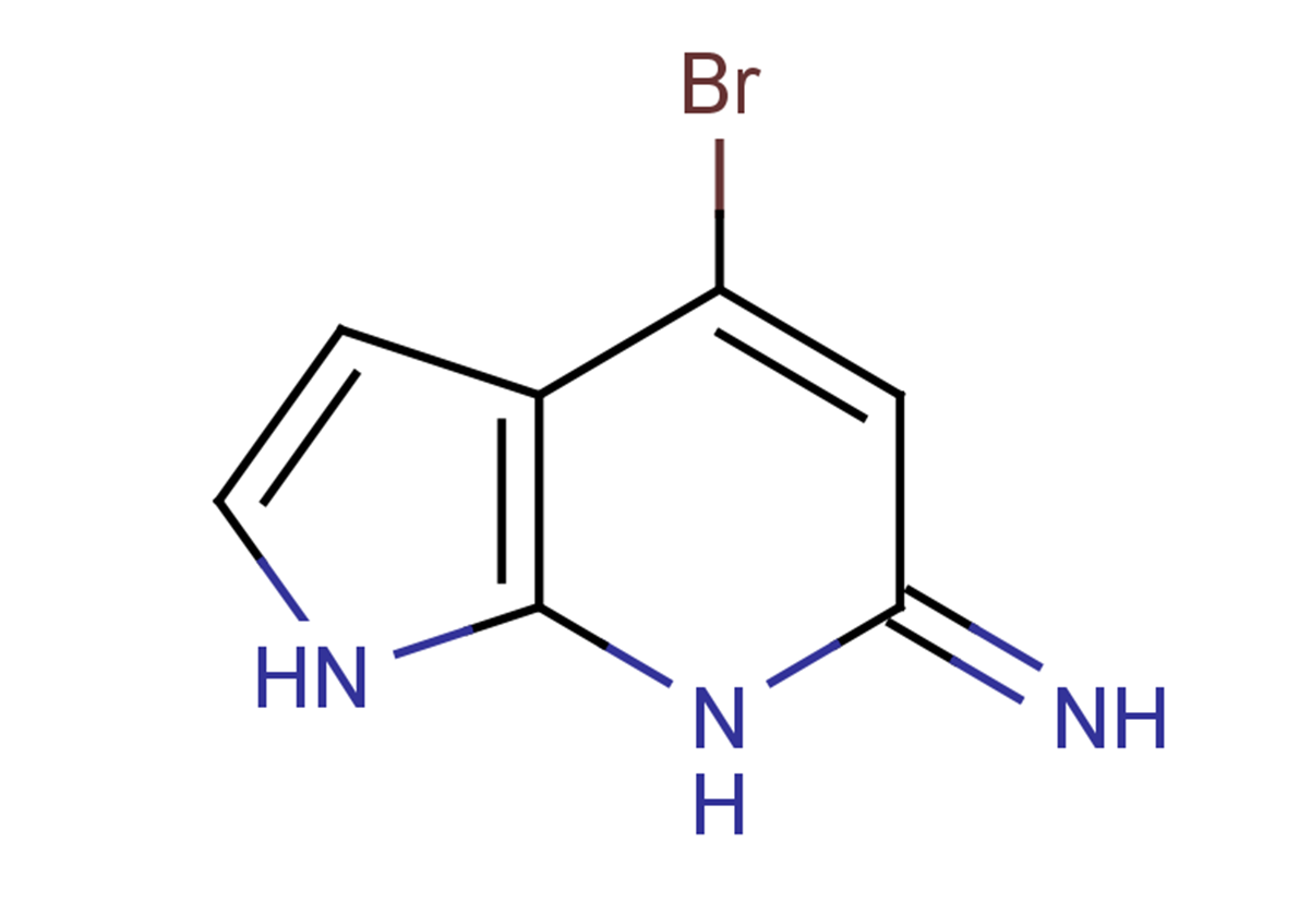 4-bromo-1H,2H,7H-pyrrolo[2,3-b]pyridin-2-imine