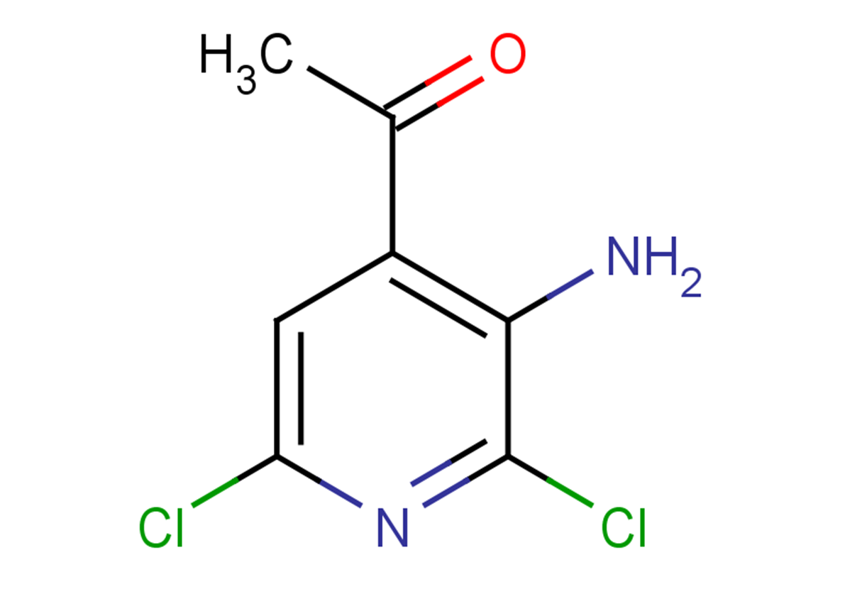 1-(3-amino-2,6-dichloropyridin-4-yl)ethan-1-one