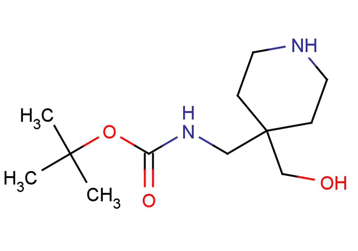 tert-butyl N-{[4-(hydroxymethyl)piperidin-4-yl]methyl}carbamate