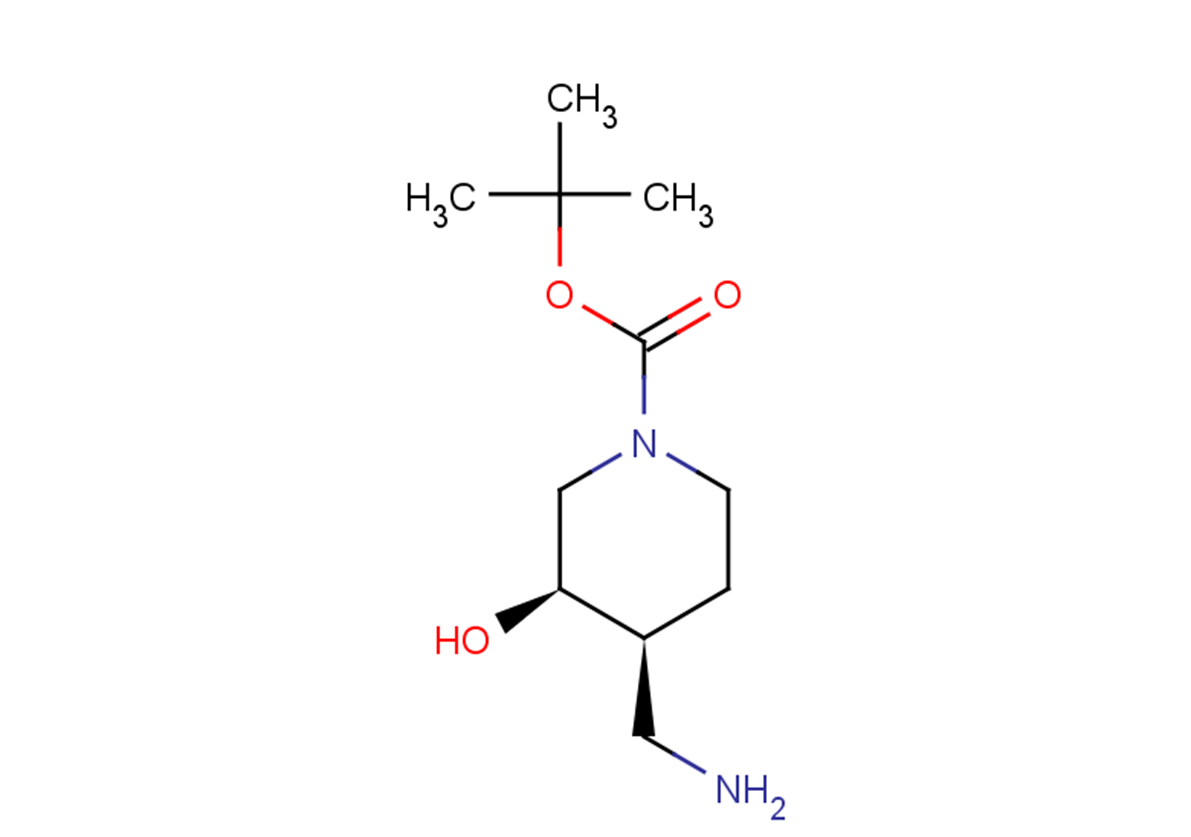 tert-butyl (3R,4S)-4-(aminomethyl)-3-hydroxypiperidine-1-carboxylate