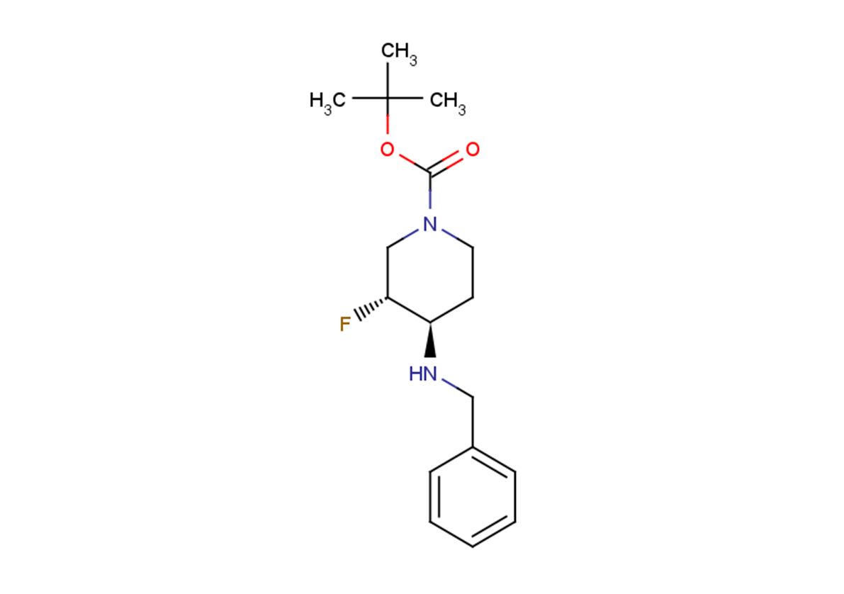 tert-butyl (3R,4R)-4-(benzylamino)-3-fluoropiperidine-1-carboxylate