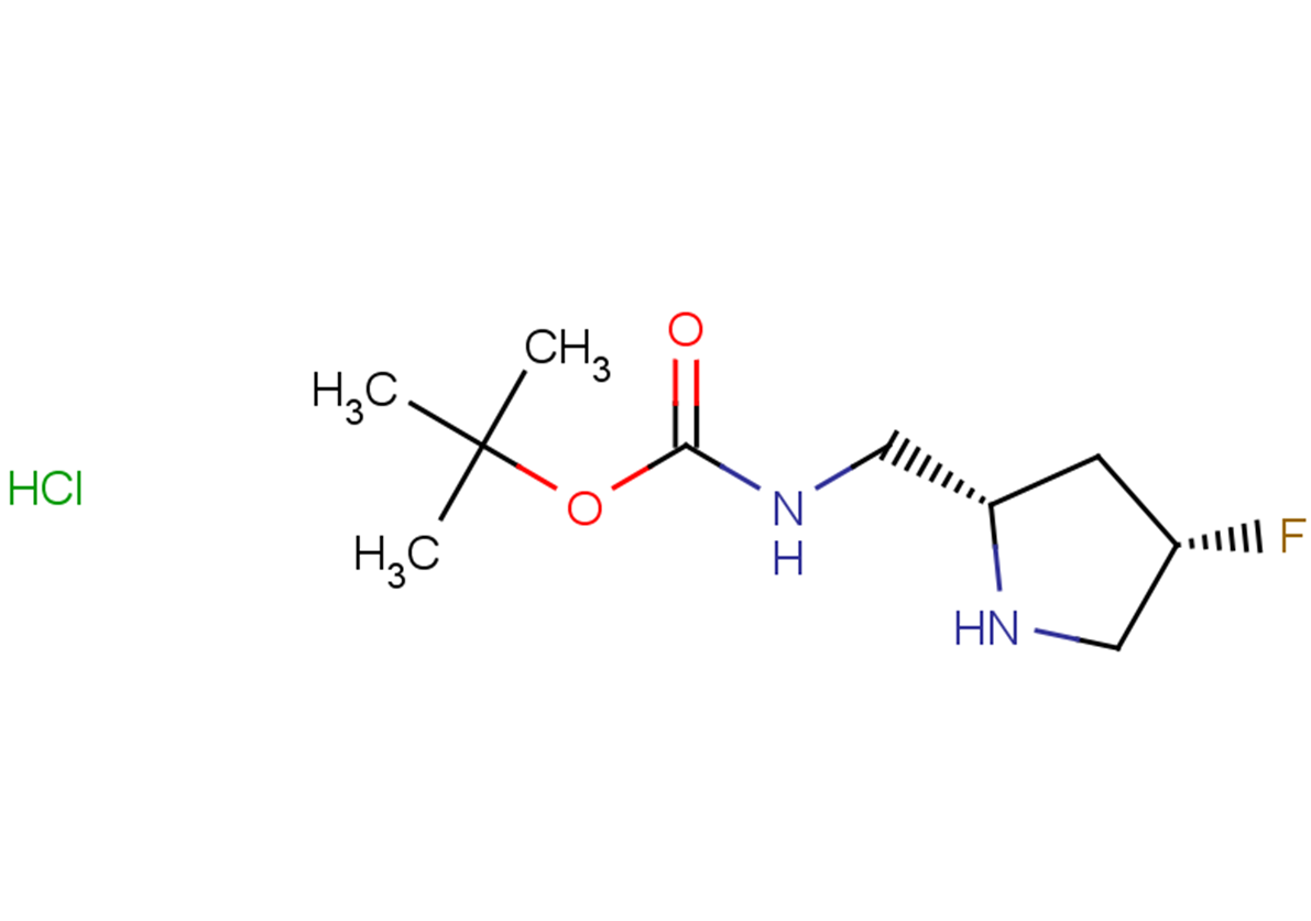 tert-butyl N-{[(2S,4S)-4-fluoropyrrolidin-2-yl]methyl}carbamate hydrochloride