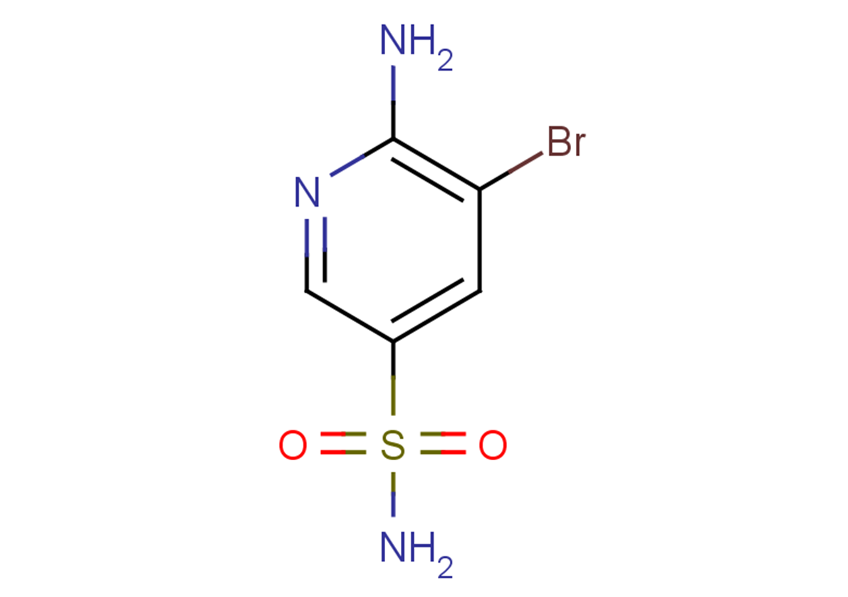 6-amino-5-bromopyridine-3-sulfonamide