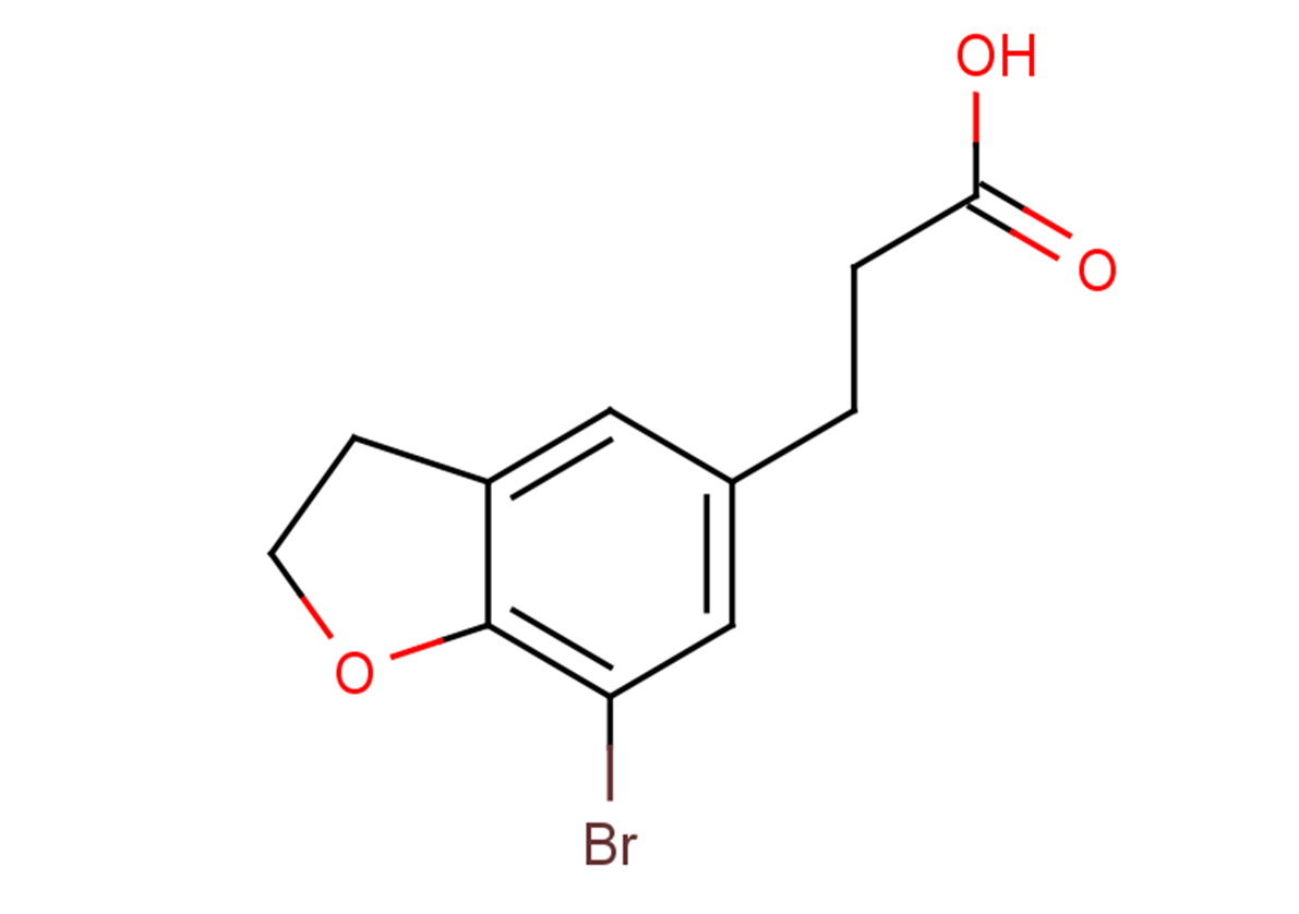 3-(7-bromo-2,3-dihydro-1-benzofuran-5-yl)propanoic acid