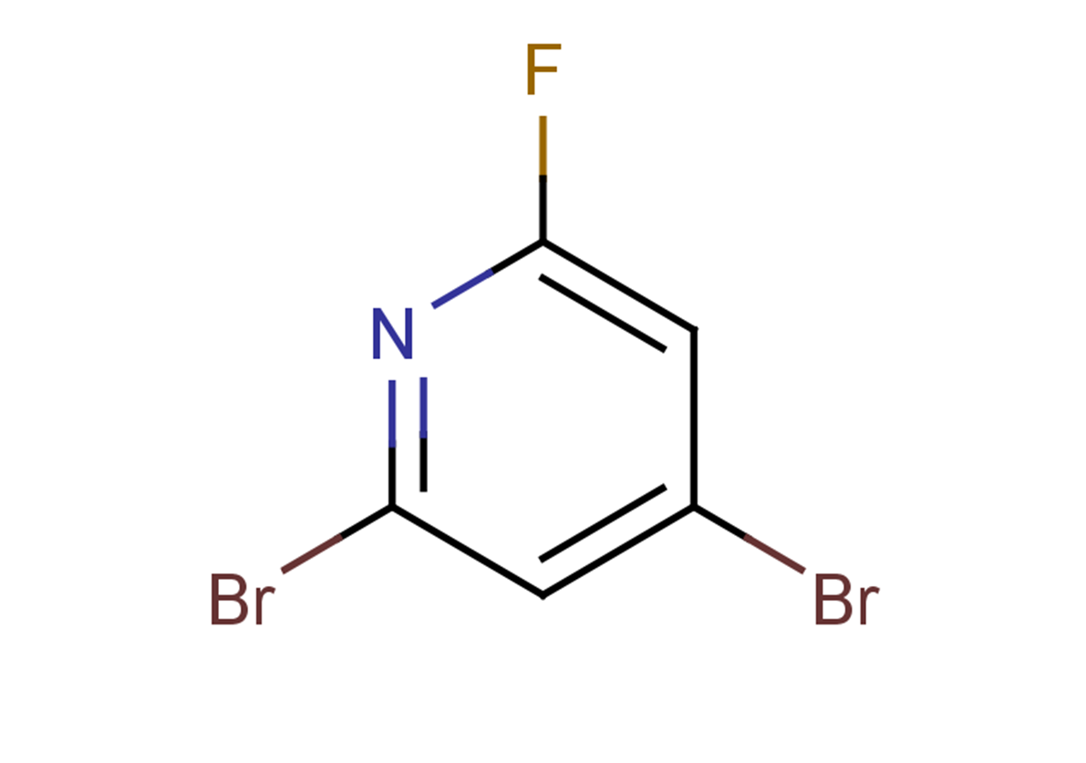 2,4-dibromo-6-fluoropyridine
