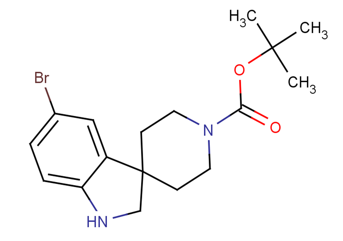 tert-butyl 5-bromo-1,2-dihydrospiro[indole-3,4'-piperidine]-1'-carboxylate