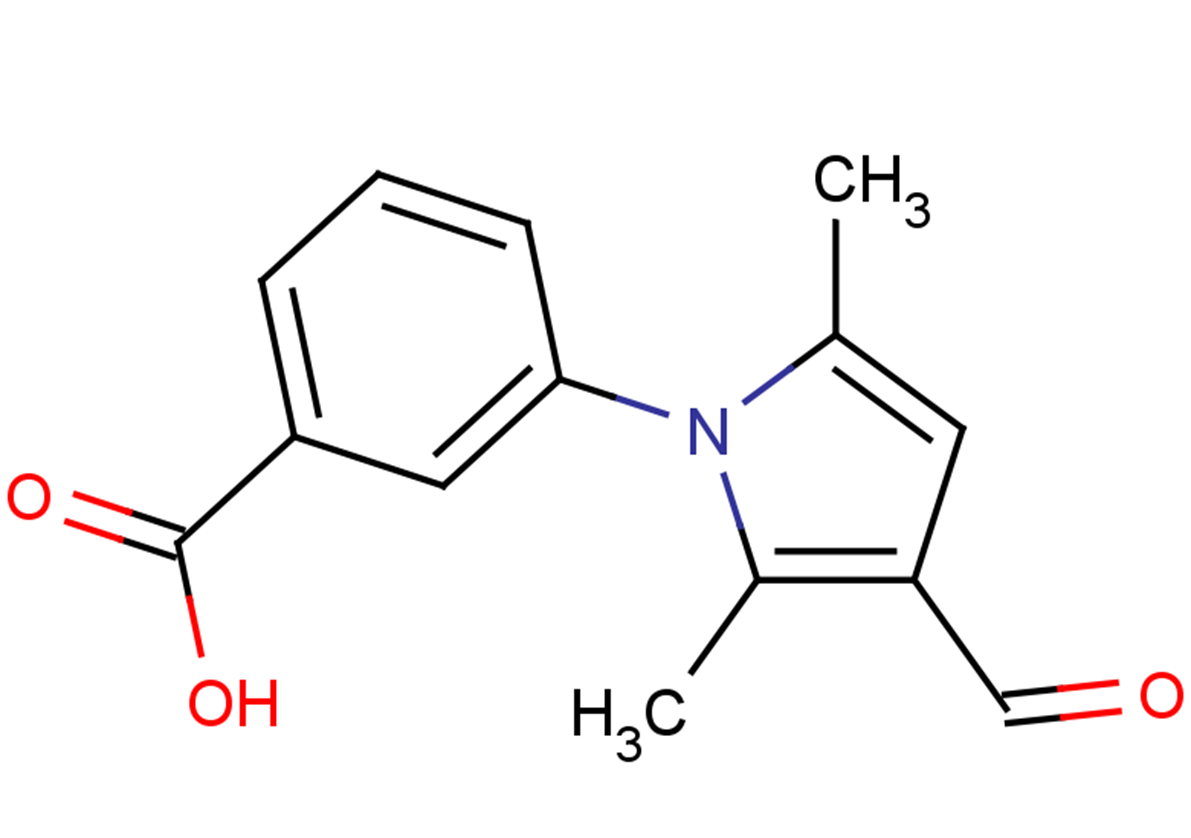 3-(3-formyl-2,5-dimethyl-1H-pyrrol-1-yl)benzoic acid