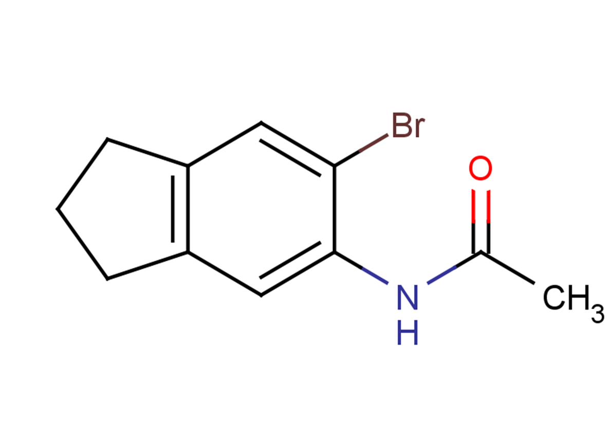 N-(6-bromo-2,3-dihydro-1H-inden-5-yl)acetamide