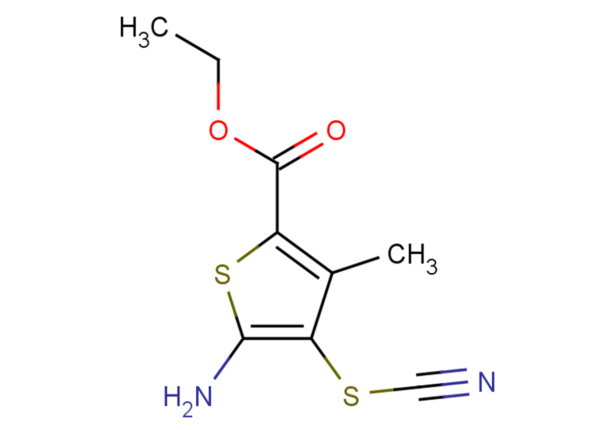 ethyl 5-amino-4-(cyanosulfanyl)-3-methylthiophene-2-carboxylate