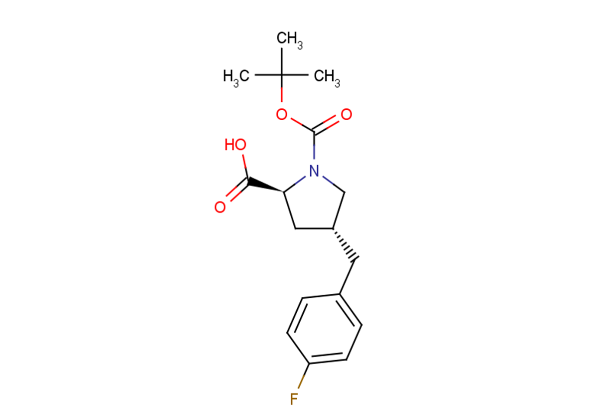 (2S,4R)-1-[(tert-butoxy)carbonyl]-4-[(4-fluorophenyl)methyl]pyrrolidine-2-carboxylic acid