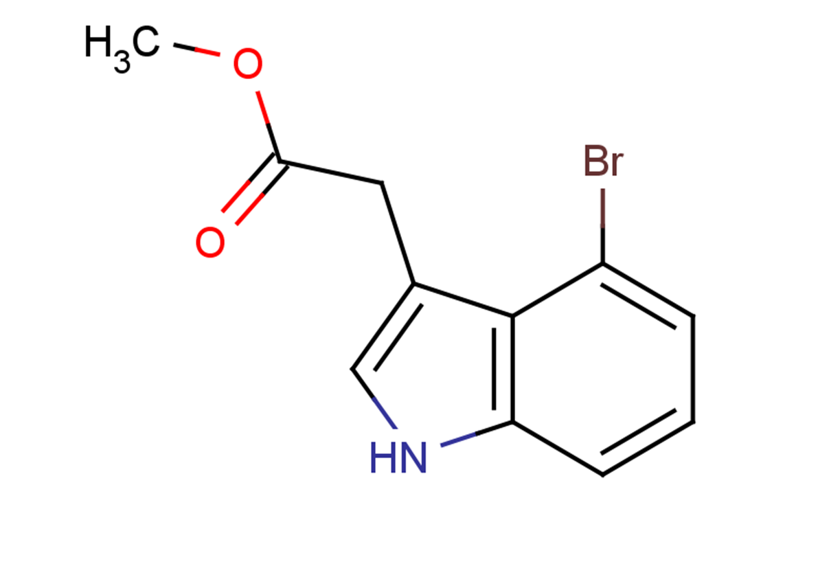 methyl 2-(4-bromo-1H-indol-3-yl)acetate