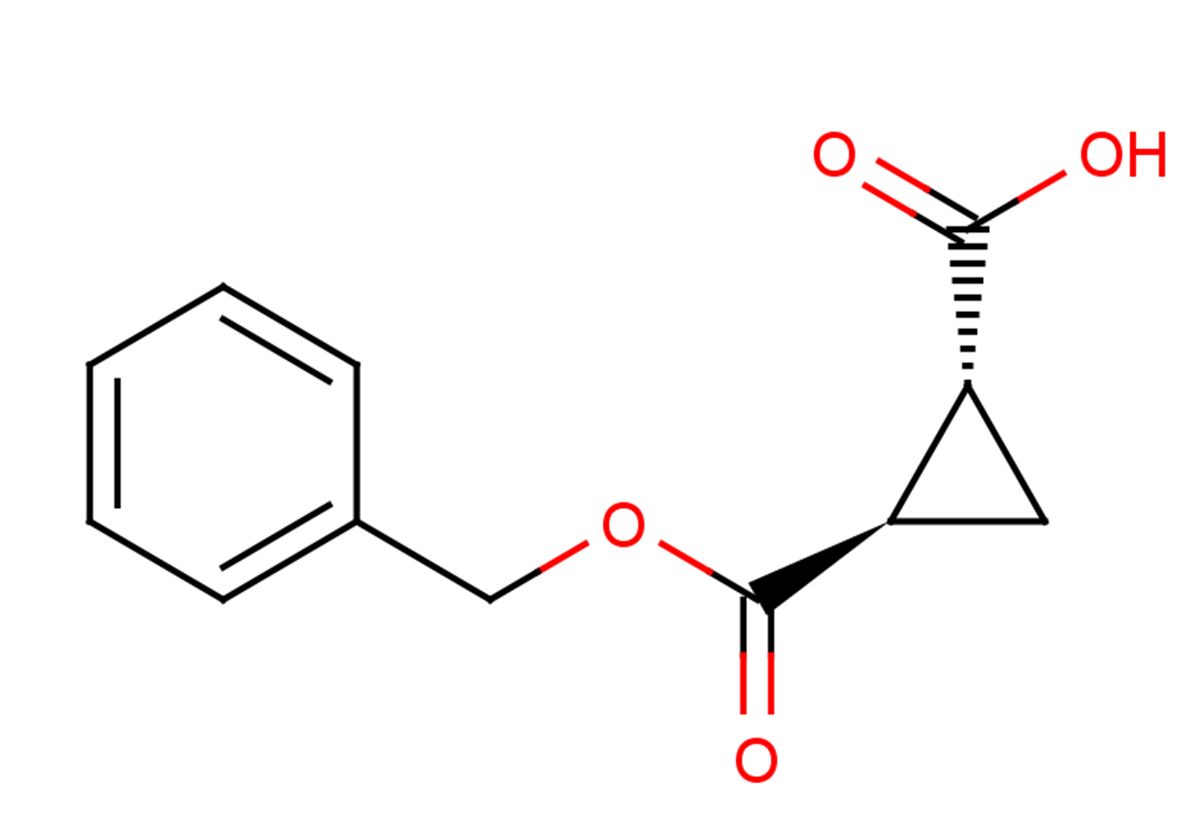 (1R,2R)-2-[(benzyloxy)carbonyl]cyclopropane-1-carboxylic acid