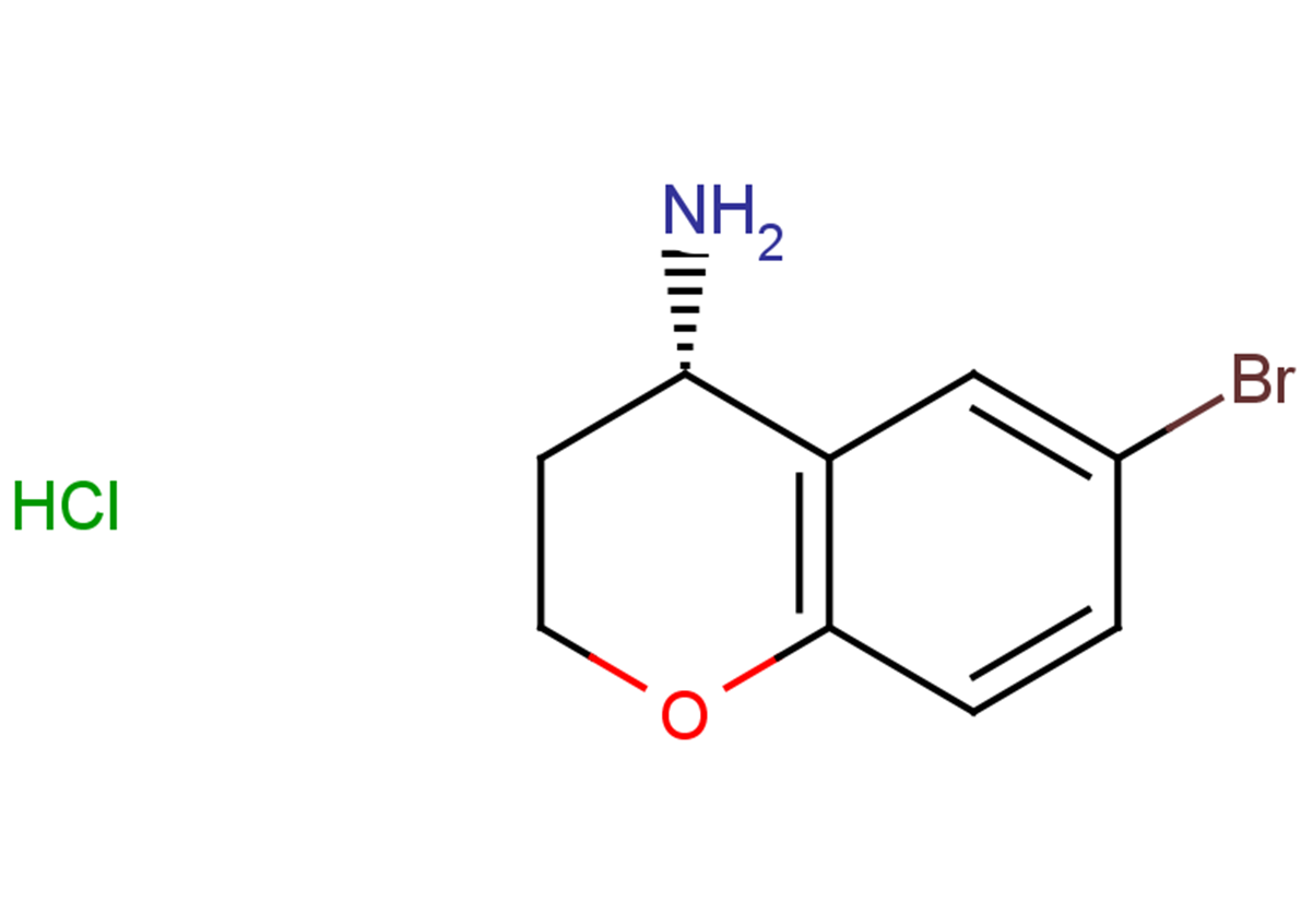 (4S)-6-bromo-3,4-dihydro-2H-1-benzopyran-4-amine hydrochloride