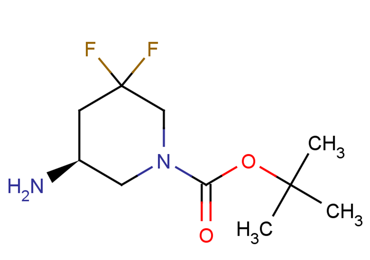 tert-butyl (5S)-5-amino-3,3-difluoropiperidine-1-carboxylate