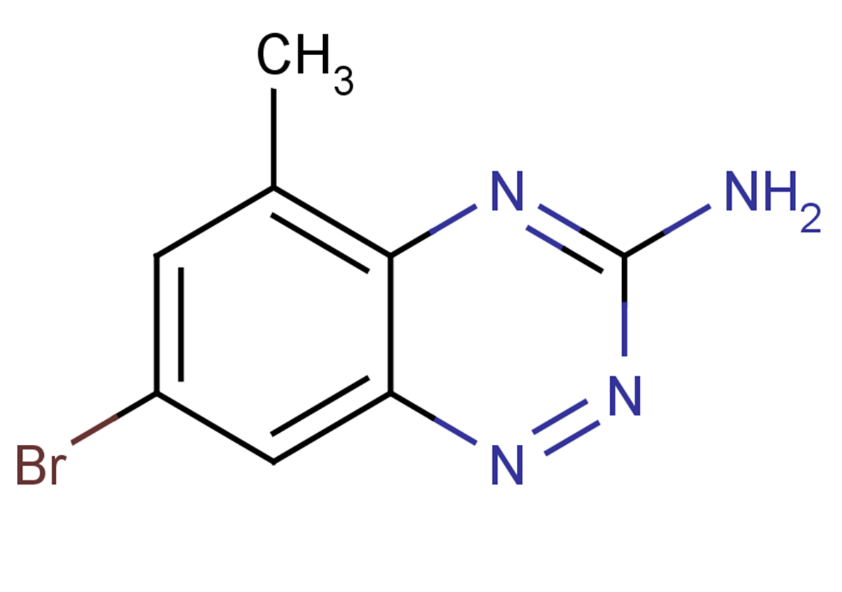 7-bromo-5-methyl-1,2,4-benzotriazin-3-amine