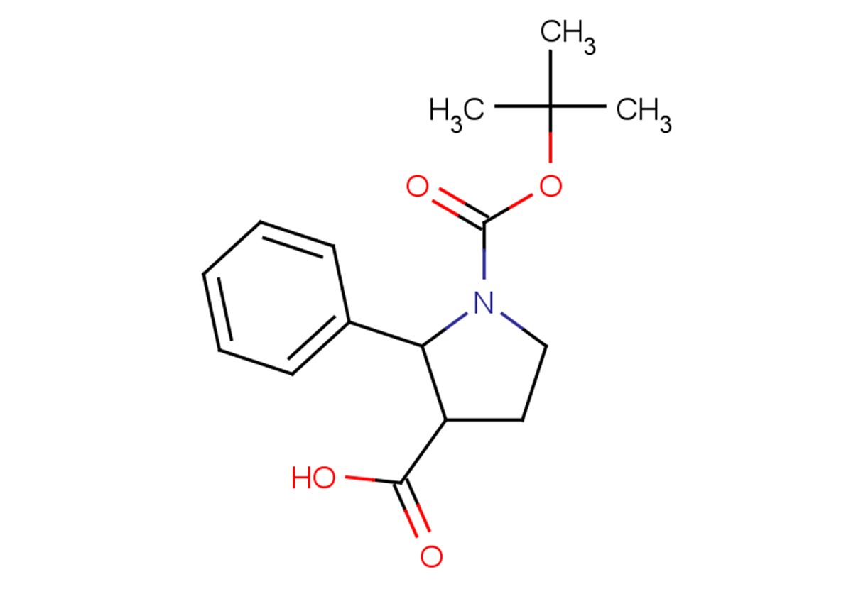 1-[(tert-butoxy)carbonyl]-2-phenylpyrrolidine-3-carboxylic acid