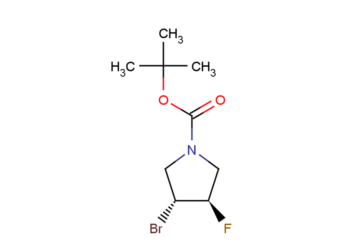 tert-butyl (3R,4R)-3-bromo-4-fluoropyrrolidine-1-carboxylate